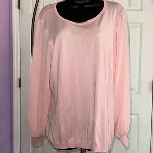 Pink DB Pull Over Sweater - Size 1X